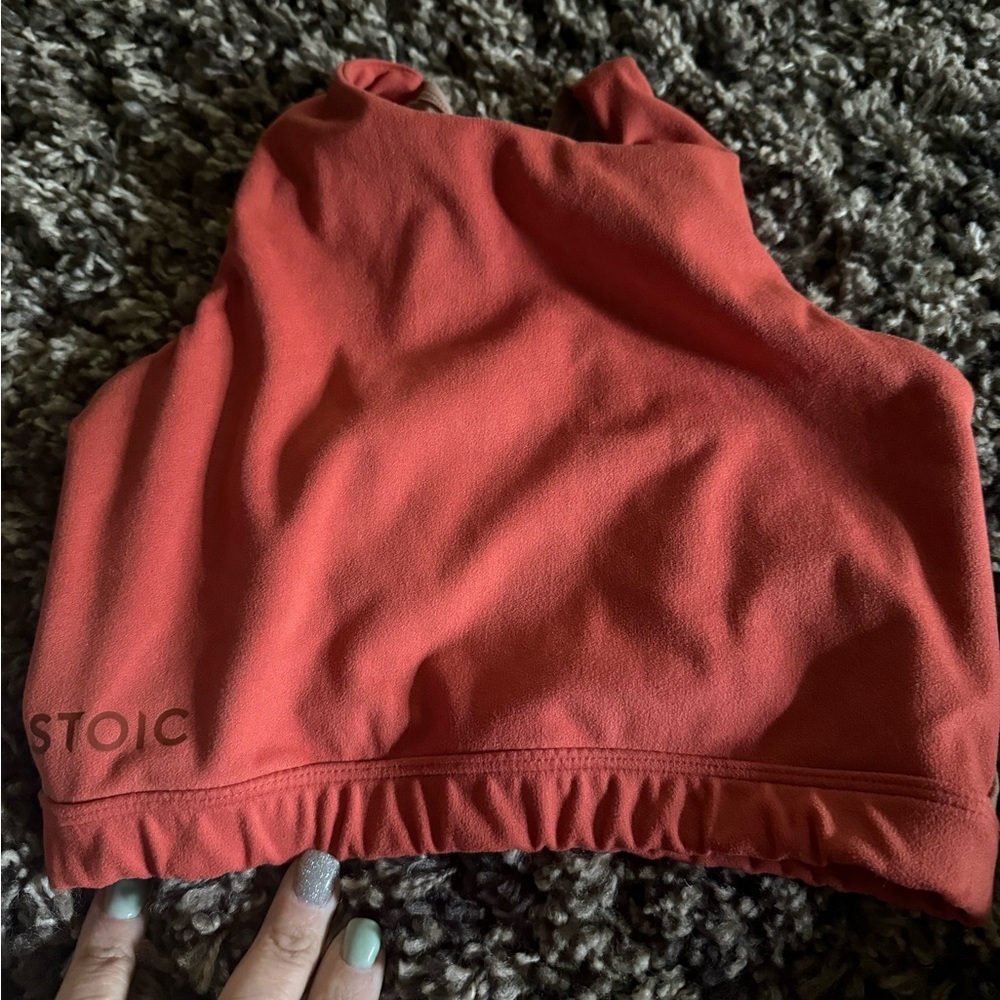 Stoic Women's Bold Burnt Orange Sports Bra